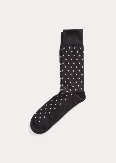 Men's Ralph Lauren Polka-Dot Dress Socks | 207963FIB